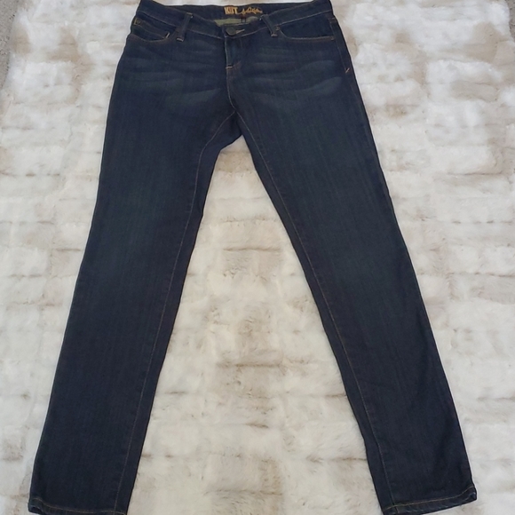 NWOT Kut Dark Denim boot cut Jean w/gold sticking - Picture 1 of 5